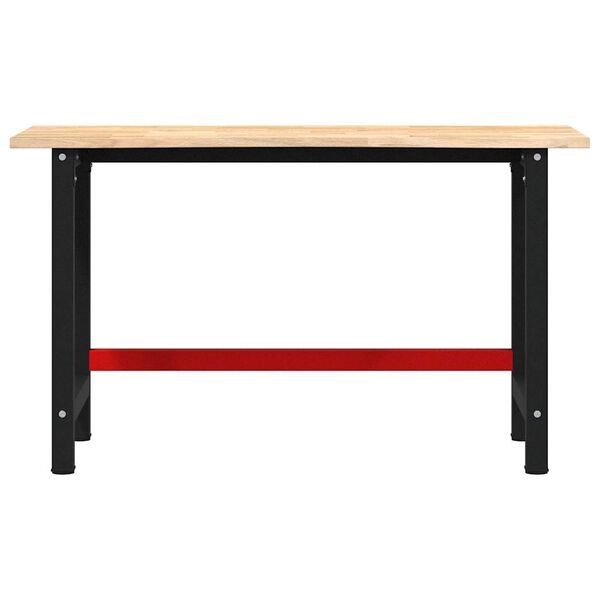 vidaXL &Eacute;tabli 140x60x81,5 cm bois de ch&ecirc;ne massif