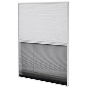 vidaXL Moustiquaire pliss&eacute;e pour fen&ecirc;tre et store Aluminium 60 x 80 cm