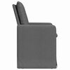 vidaXL Chaises de salle &agrave; manger 2 pcs Gris fonc&eacute; 57 x 67 x 98 cm