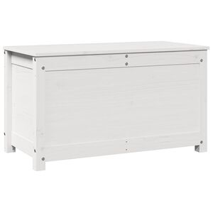 vidaXL Bo&icirc;te de rangement Blanc 80x40x45,5 cm Bois massif de pin