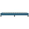 vidaXL Cadre de lit sans matelas bleu fonc&eacute; 80x210 cm velours