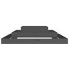 vidaXL Jardini&egrave;re Gris 110x110x27 cm Bois massif de pin