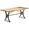 vidaXL Table &agrave; manger 180x90x76 cm Bois de manguier massif