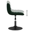vidaXL Tabouret de bar Vert fonc&eacute; Velours