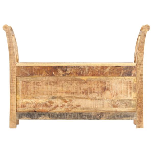 vidaXL Banc d'entrée 103x33x72 cm Bois de manguier solide
