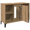 vidaXL Armoire d'évier chêne artisanal 80x33x60 cm bois d'ingénierie