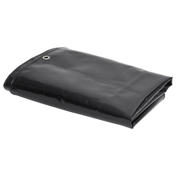 vidaXL B&acirc;che de protection 650 g/m&sup2; 1,5x6 m Noir