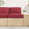 vidaXL Set de coussins de palette 2 pcs Beige Tissu Oxford