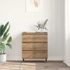 vidaXL Buffet Ch&ecirc;ne artisanal 60 x 35 x 70 cm Bois d'ing&eacute;nierie