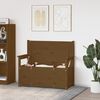 vidaXL Banc Marron miel 112,5x51,5x96,5 cm Bois de pin massif