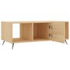 vidaXL Table basse ch&ecirc;ne sonoma 102x50x40 cm bois d'ing&eacute;nierie