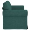 vidaXL Canap&eacute; 140cm Vert fonc&eacute; M&eacute;tал