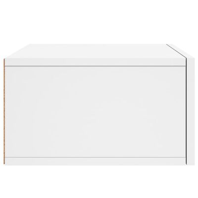 vidaXL Tables de chevet murales 2 pcs blanc 35x35x20 cm