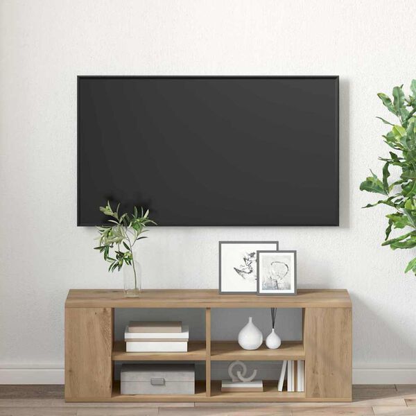 vidaXL Ensemble meuble TV Ch&ecirc;ne artisanal 102 x 35 x 35 cm
