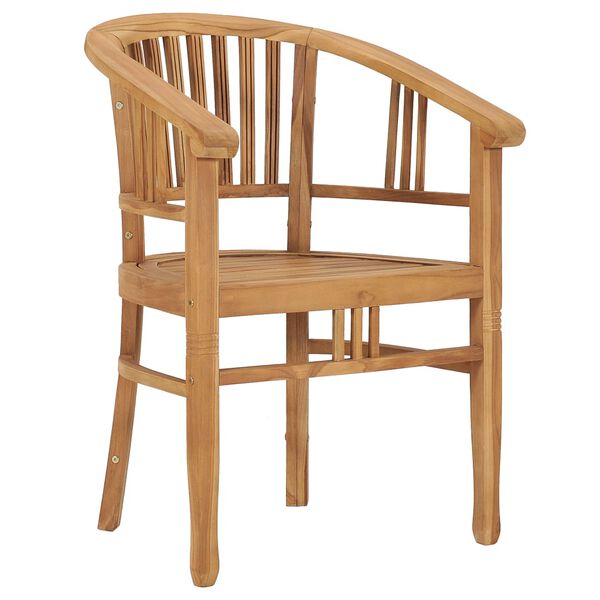 vidaXL Ensemble &agrave; manger de jardin 7 pcs bois de teck solide