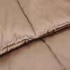 vidaXL Duvet d'hiver Dor&eacute; 200 x 155 cm Satin et Microfibre