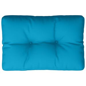 vidaXL Coussin de palette bleu clair 60x40x12 cm tissu