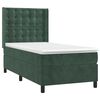 vidaXL Sommier &agrave; lattes de lit avec matelas Vert fonc&eacute; 100x200 cm