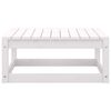 vidaXL Salon de jardin 9 pcs Blanc Bois de pin massif