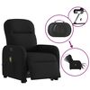 vidaXL Fauteuil inclinable de massage &eacute;lectrique Noir Tissu