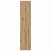 vidaXL Haut de Mobilier avec &eacute;tag&egrave;re ch&ecirc;ne artisanal 80 x 39 x 178 cm