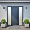 vidaXL Jardini&egrave;res 2 pcs 40x40x40 cm acier galvanis&eacute;