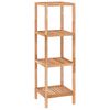 vidaXL &Eacute;tag&egrave;re de salle de bain 36x36x112 cm Bois massif de noyer