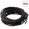 vidaXL Corde en Cuir Marron fonc&eacute; &Oslash;3 mm x 50 m Cuir