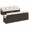 vidaXL Ensemble de canap&eacute; de jardin 9 pc 8-Nombre de places