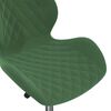vidaXL Chaises pivotantes &agrave; manger lot de 2 Vert fonc&eacute; Velours