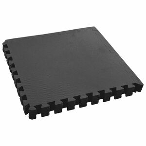 vidaXL Tapis de sol de piscine 6 pc Noir 2,16 ㎡ Mousse EVA