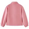 Chemisier enfants &agrave; manches lanterne rose vieux 140