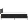vidaXL Lit &agrave; ressorts avec matelas Noir 120 x 200 cm Velours