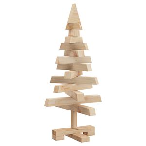 vidaXL Arbres de No&euml;l KOTKA 60 cm Bois massif en pin Naturel