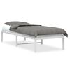 vidaXL Cadre de lit m&eacute;tal blanc 80x200 cm