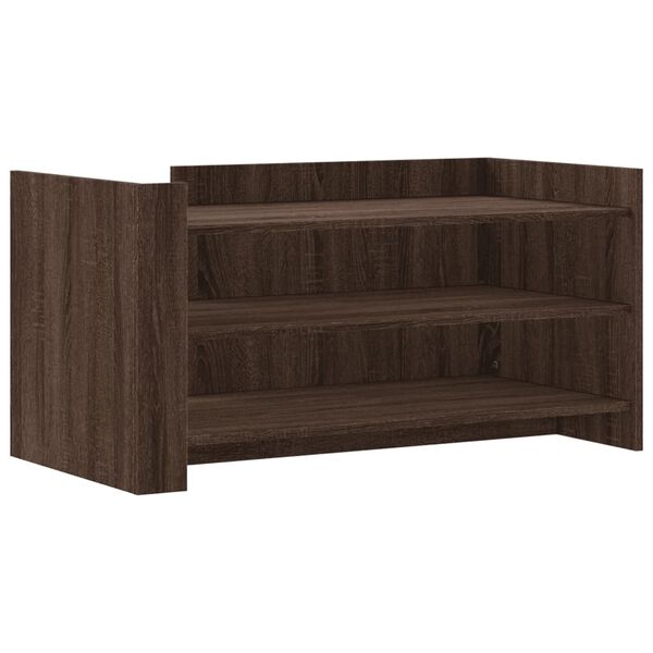 vidaXL Table basse ch&ecirc;ne marron 100x50x50 cm bois d'ing&eacute;nierie