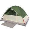 vidaXL Tente de camping &agrave; d&ocirc;me 4 personnes vert imperm&eacute;able