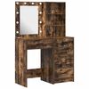 vidaXL Table de Toilette 2 pc Marron 50 x 41 x 135 cm