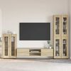vidaXL Ensemble meuble TV FLORIN Ch&ecirc;ne Sonoma Bois d'ing&eacute;nierie
