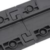 vidaXL Rampes de protection de c&acirc;ble 2 pcs 98,5 cm Noir
