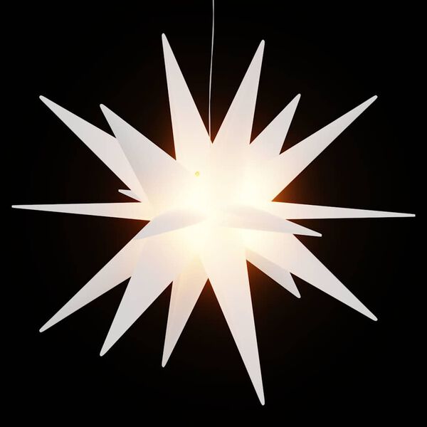 vidaXL Lumi&egrave;re de No&euml;l avec LED pliable blanc 57 cm