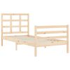 vidaXL Cadre de lit sans matelas bois massif