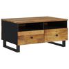 vidaXL Table basse 80x54x40 cm Bois de manguier solide et d'ing&eacute;nierie