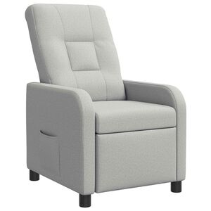 vidaXL Fauteuil inclinable Gris nuage Tissu