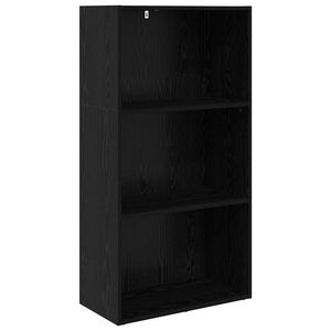 vidaXL &Eacute;tag&egrave;re 60 x 30 x 114 cm Bois d'ing&eacute;nierie Ch&ecirc;ne noir