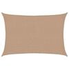 vidaXL Voile d'ombrage 160 g/m&sup2; Taupe 2,5x4 m PEHD