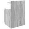 vidaXL Table de chevet avec 2 tiroirs Gris Sonoma 40 x 36,5 x 62 cm