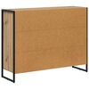 vidaXL Meuble d'appoint Ch&ecirc;ne artisan 96,5 x 30 x 75 cm