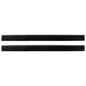 vidaXL Brosses de porte adh&eacute;sives 2 pc 100 cm Alliage d'Aluminium