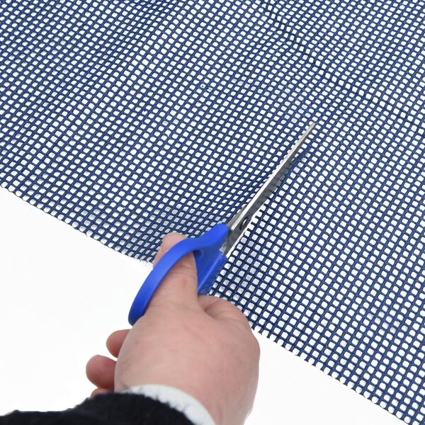 vidaXL Tapis de tente bleu 6x2,5 m